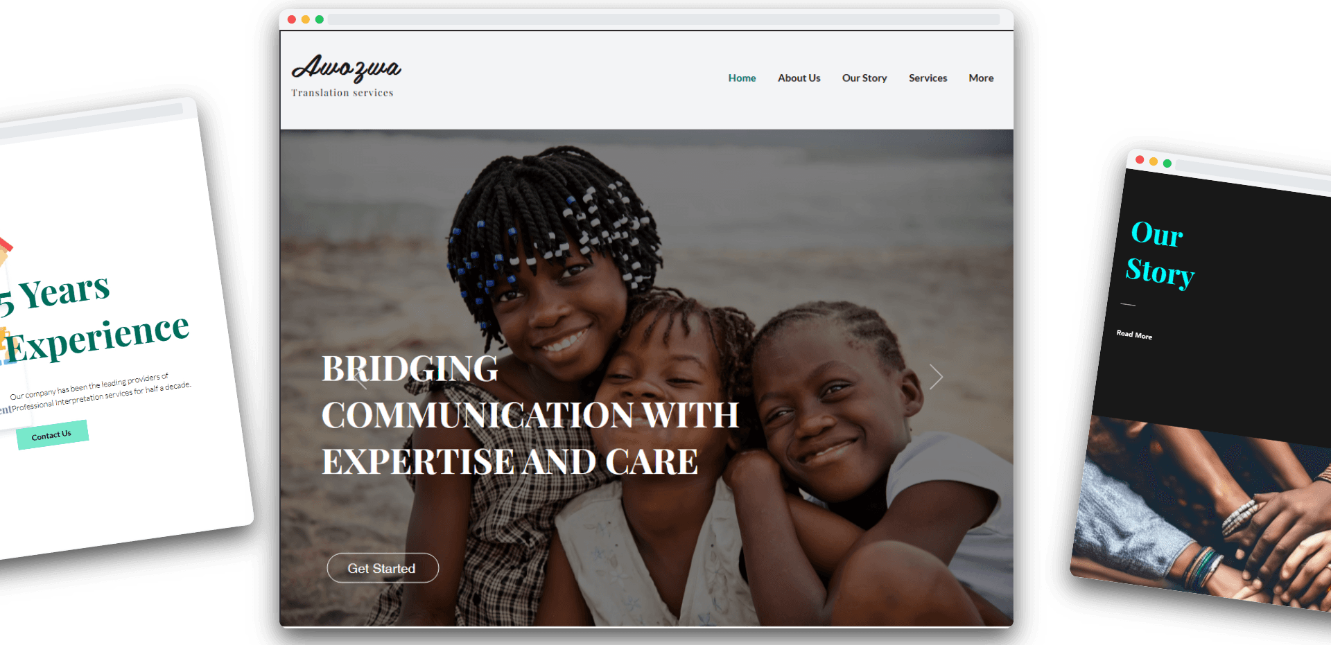 Awozwa – Translation Service Website