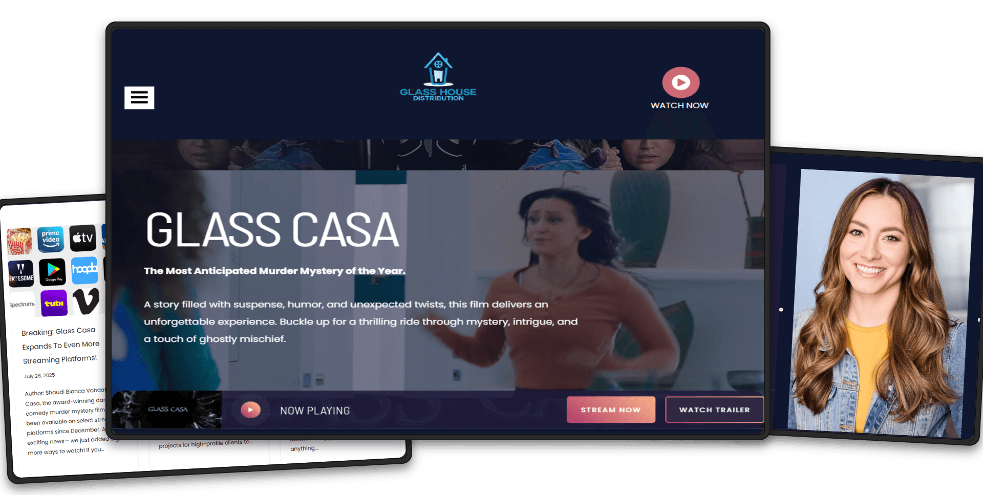 Glass Casa – Movie Website