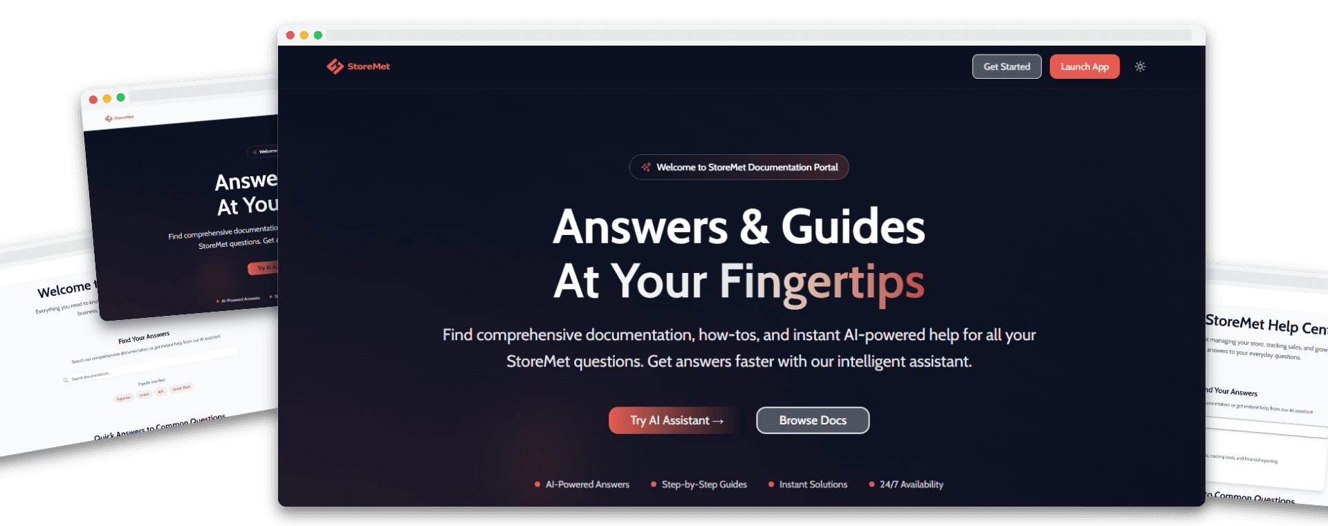 StoreMet Docs – Documentation Portal
